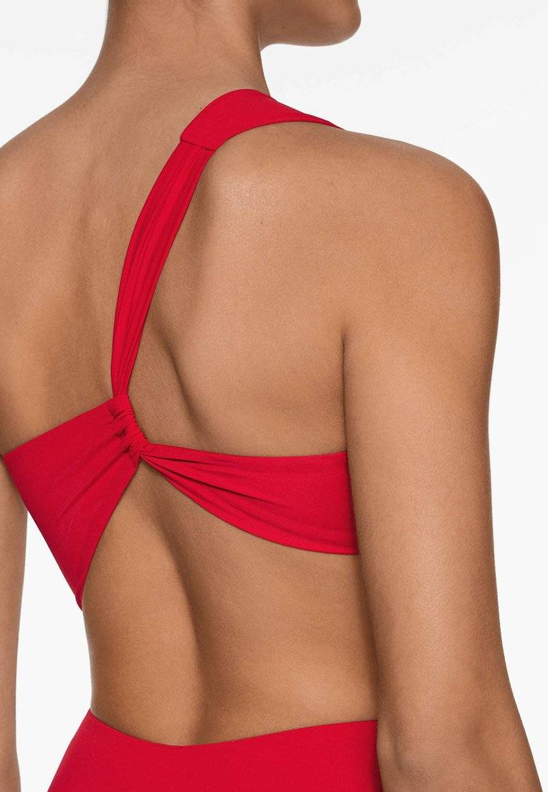 OYSHO OYSHO ASYMMETRIC - Swimsuit - red Clearance-Verkauf