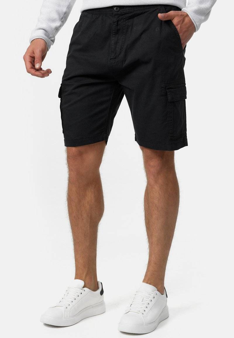 INDICODE JEANS INDICODE JEANS KINNAIRD - Shorts - black Kostenloser Versand international