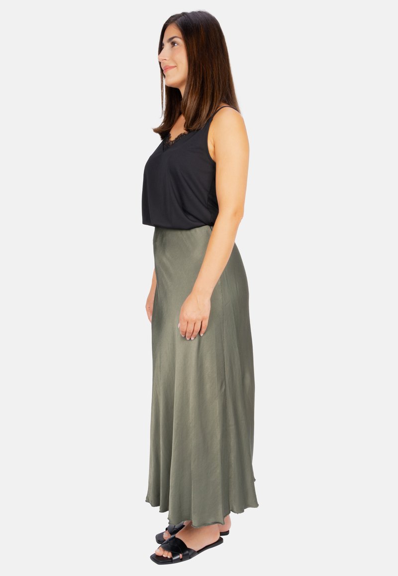 Seasons of April Seasons of April LILLY - Maxi skirt - khaki Speichern exportieren