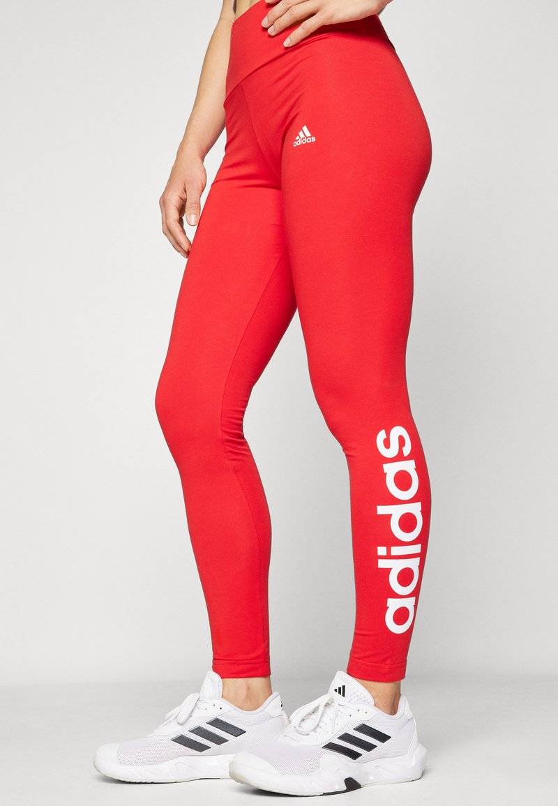 adidas Sportswear adidas Sportswear ESSENTIALS HIGH-WAISTED - Leggings - better scarlet Begrenzte Freigabe