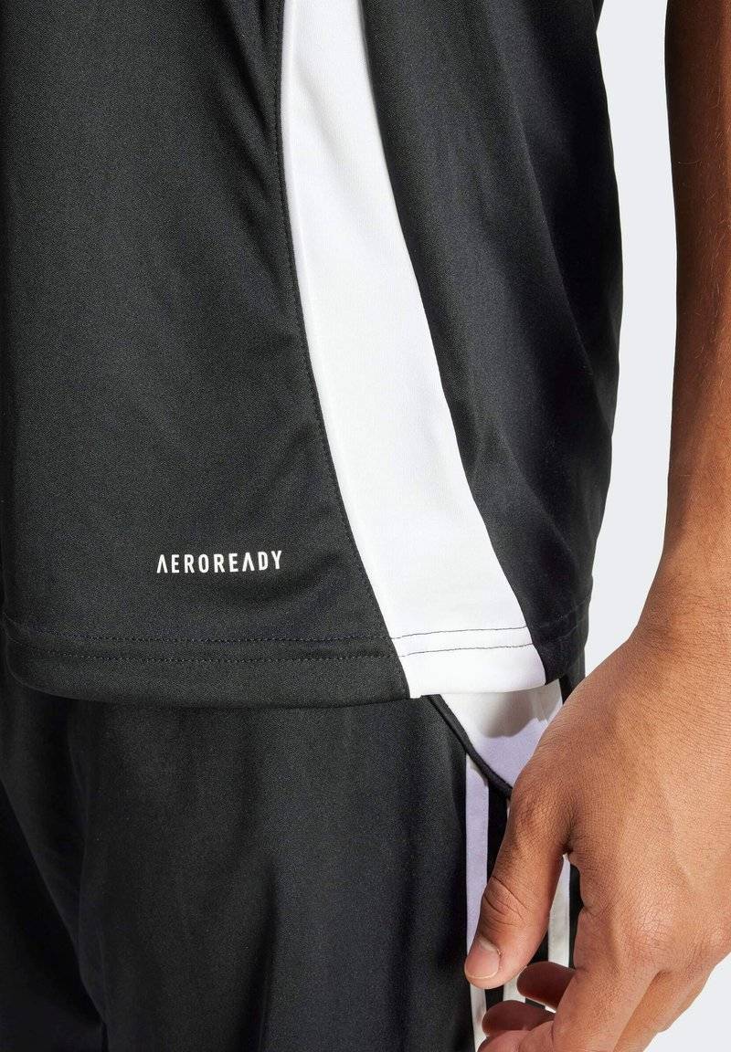 adidas Performance adidas Performance TIRO 24 - Basic T-shirt - black white Fabrikladen