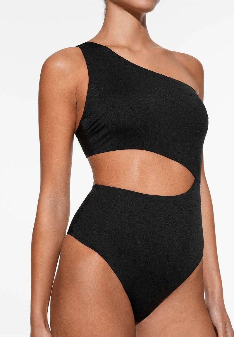 OYSHO OYSHO ASYMMETRIC - Swimsuit - black 2025