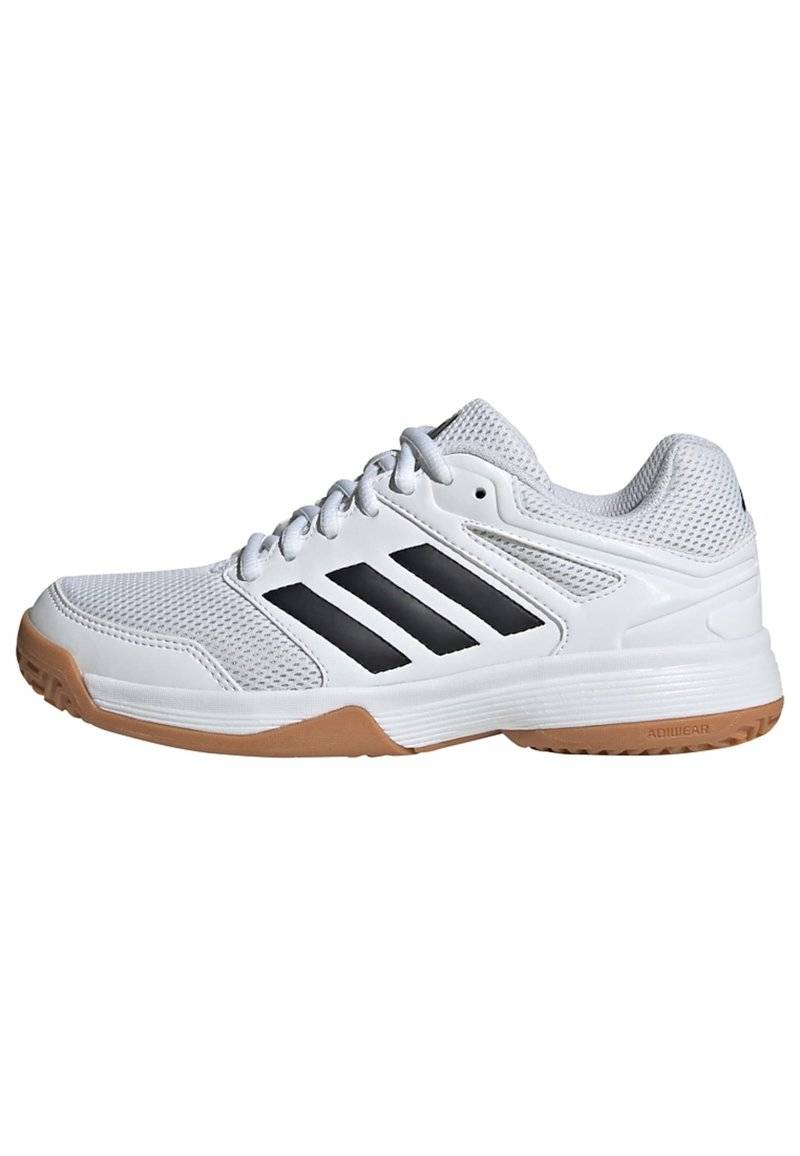 adidas Performance adidas Performance SPEEDCOURT INDOOR KIDS - Stability running shoes - cloud white core black gum Versandkostenfrei