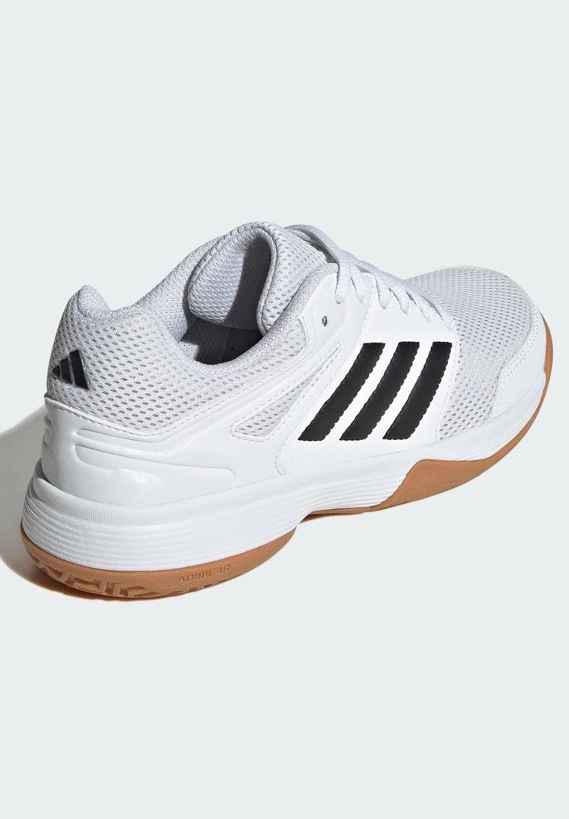 adidas Performance adidas Performance SPEEDCOURT INDOOR KIDS - Stability running shoes - cloud white core black gum Versandkostenfrei