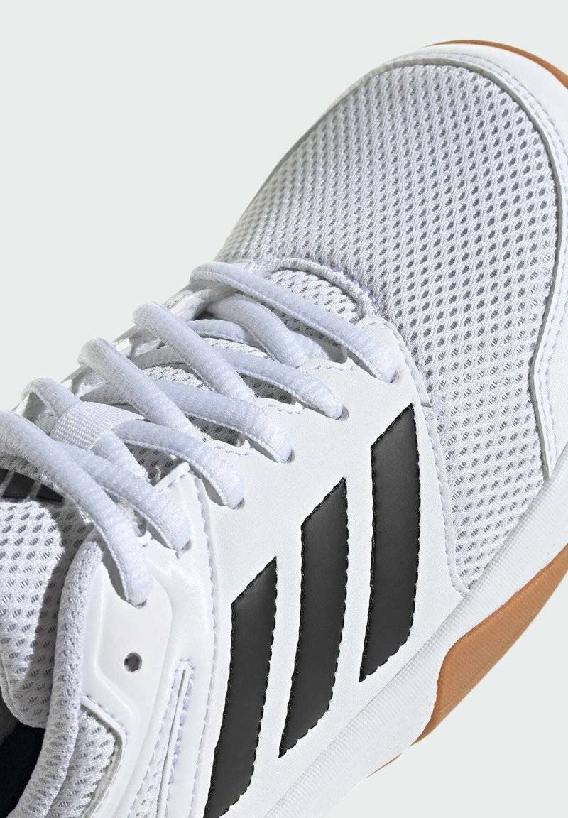 adidas Performance adidas Performance SPEEDCOURT INDOOR KIDS - Stability running shoes - cloud white core black gum Versandkostenfrei