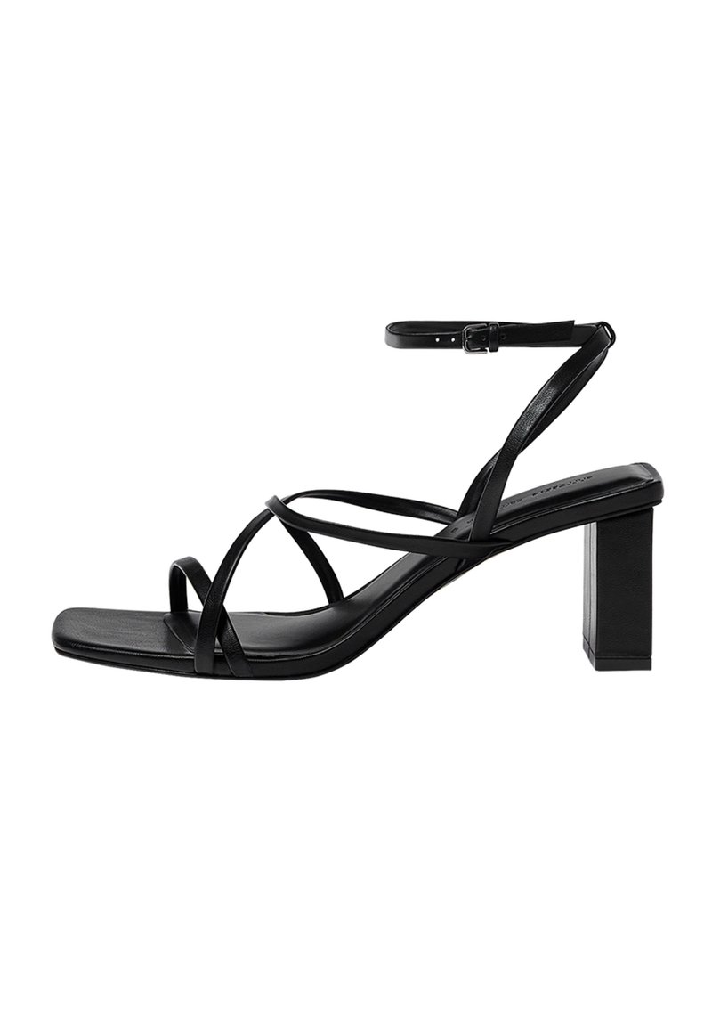 PULL&BEAR PULL&BEAR WITH CROSSOVER STRAPS - Sandals - black Großer Ausverkauf