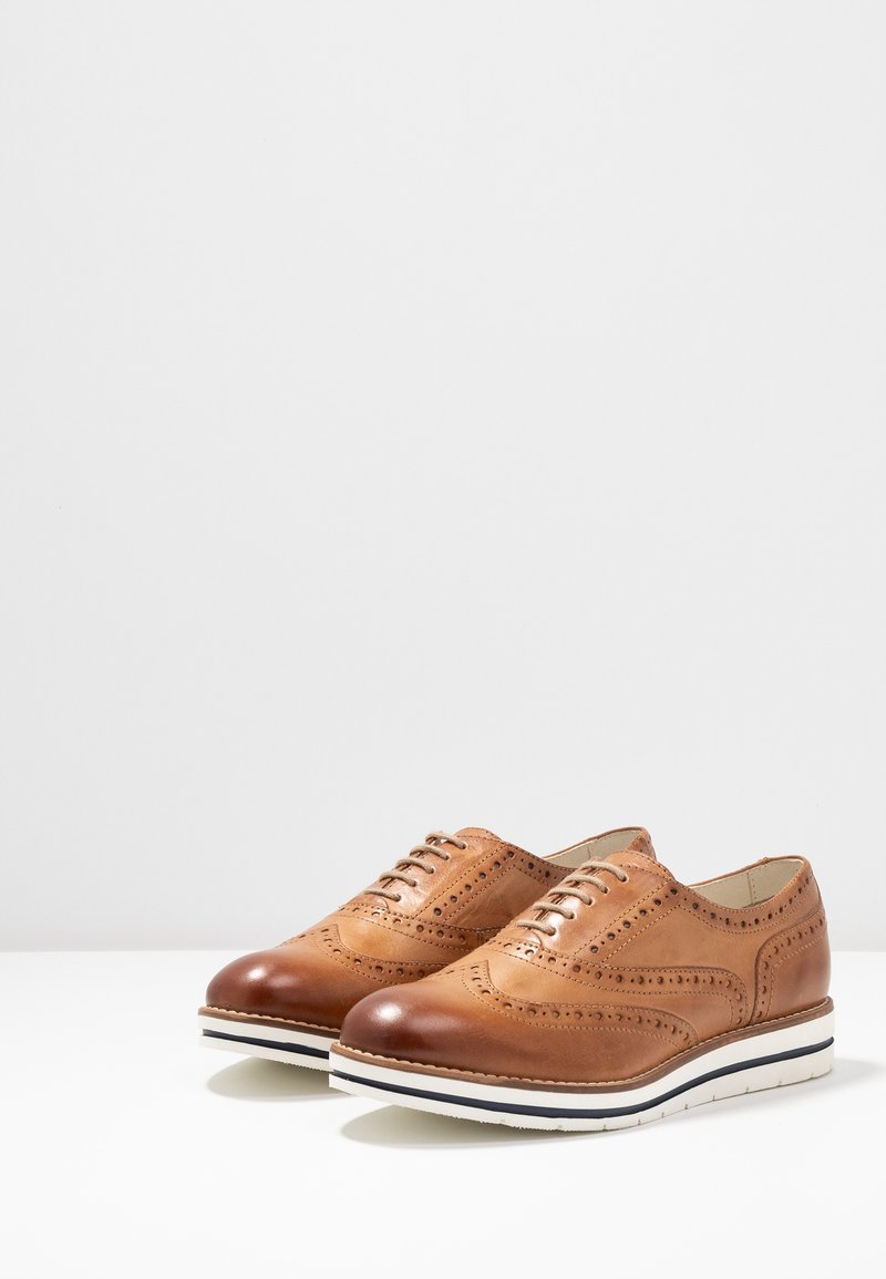 Anna Field Anna Field LEATHER - Casual lace-ups - cognac Saisonschlussverkauf