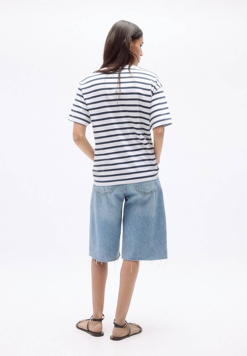 PULL&BEAR PULL&BEAR SHORT SLEEVE - Basic T-shirt - dark blue Letzte 2 Tage
