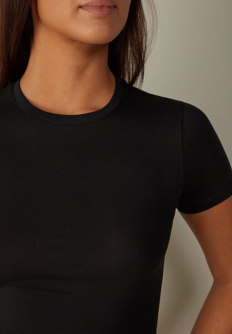 Intimissimi Intimissimi ROUND NECK - Basic T-shirt - nero Riesige Rabatte