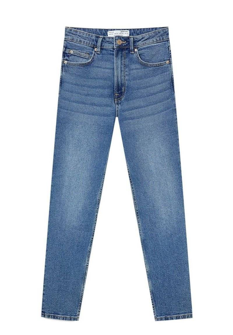 Stradivarius Stradivarius SLIM FIT - Slim fit jeans - dark blue Speichern exportieren