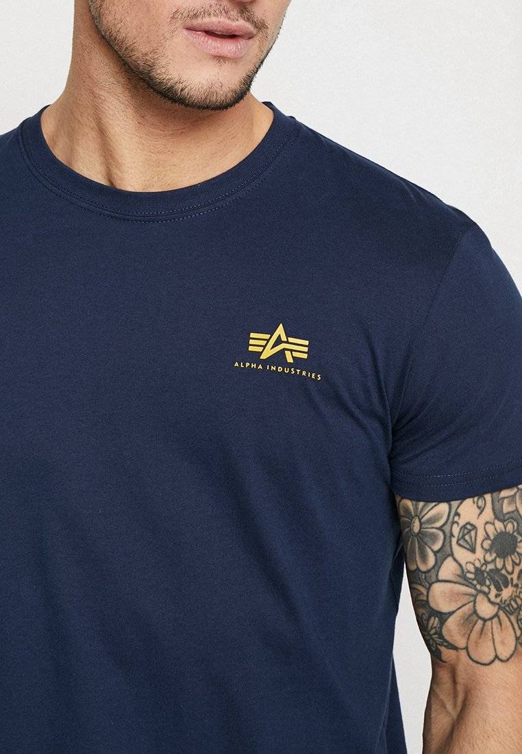 Alpha Industries Alpha Industries SMALL LOGO - Basic T-shirt - new navy Black Friday Preise