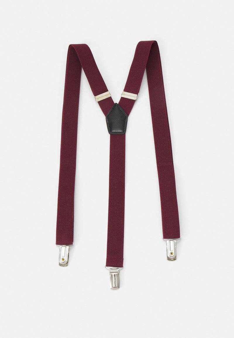 Pier One Pier One SUSPENDER/HOSENTRÄGER SET - Pocket square - bordeaux Rabatte dieses Monats