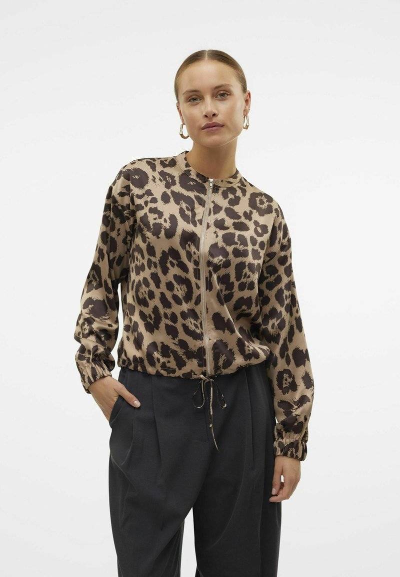 Vero Moda Vero Moda VMMERLE MANTEL - Summer jacket - silver mink 2025
