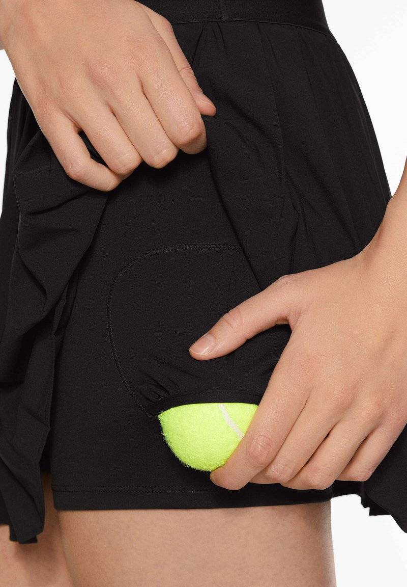 OYSHO OYSHO PLEATED COMPRESSIVE - Sports skirt - black Schlussverkauf