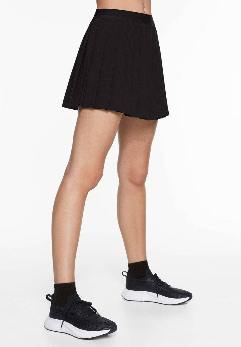 OYSHO OYSHO PLEATED COMPRESSIVE - Sports skirt - black Schlussverkauf