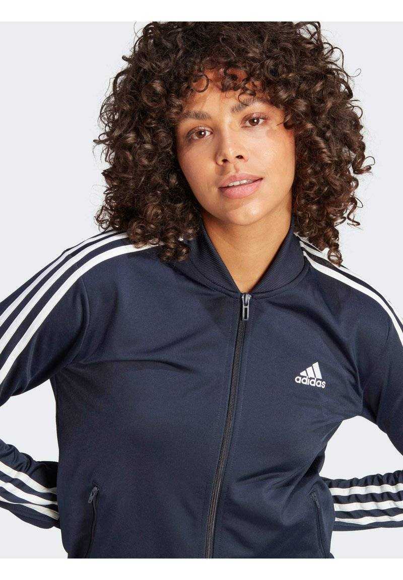 adidas Sportswear adidas Sportswear ESSENTIALS 3-STRIPES - Tracksuit - legend ink white Nur noch ein Tag übrig