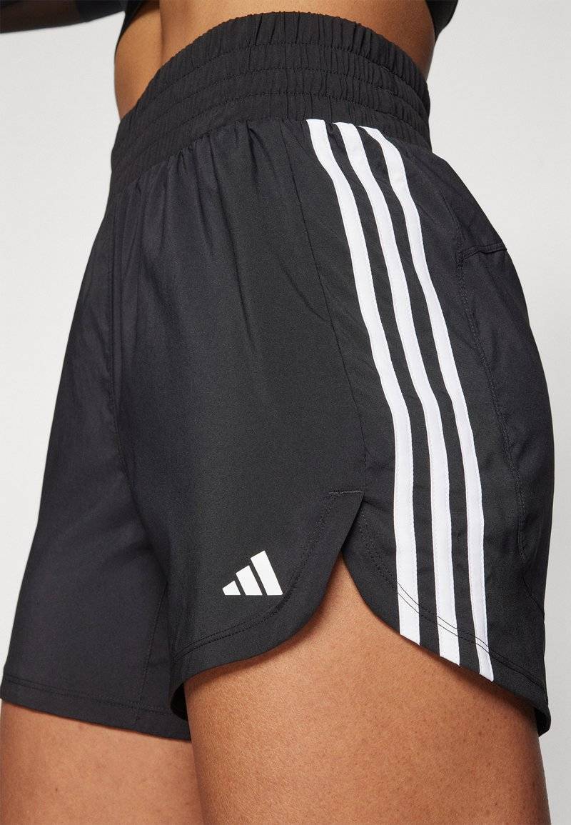 adidas Performance adidas Performance PACER 3-STRIPES WOVEN HIGH-RISE - Sports shorts Kostenloser Versand international