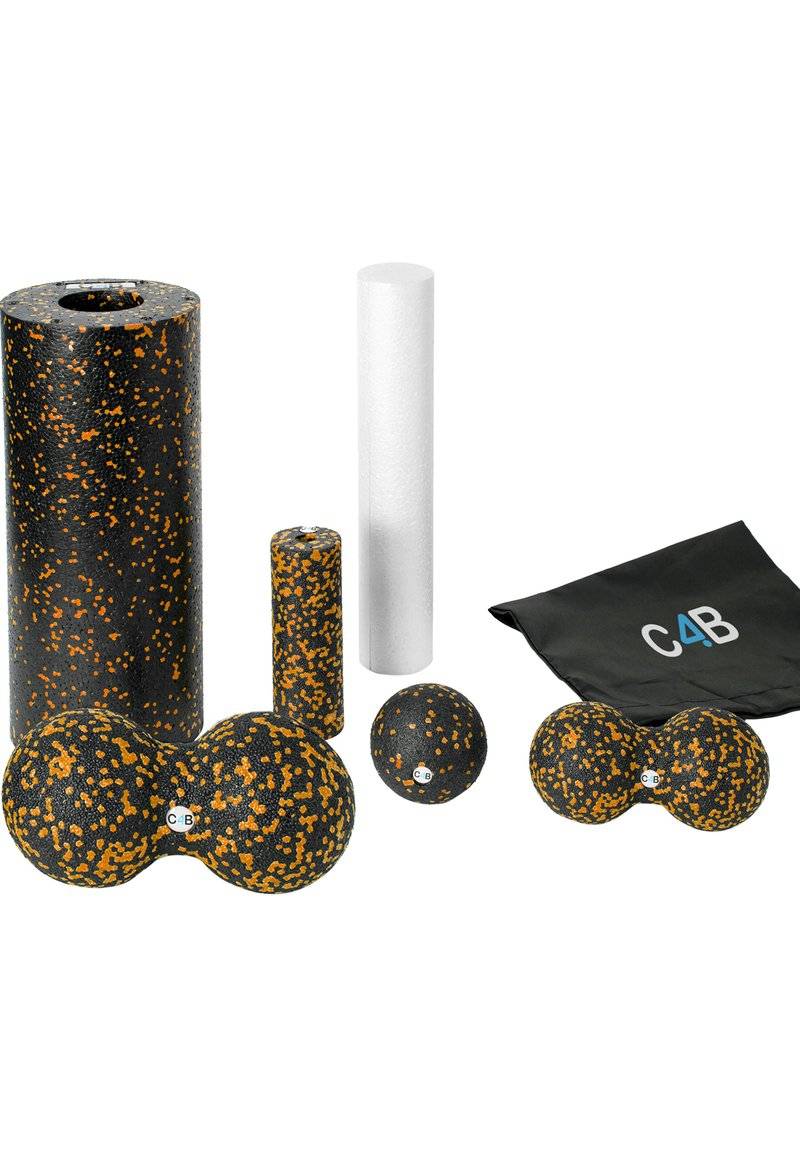 Club4Brands Club4Brands SET - Fitness / Yoga - black orange zollfrei