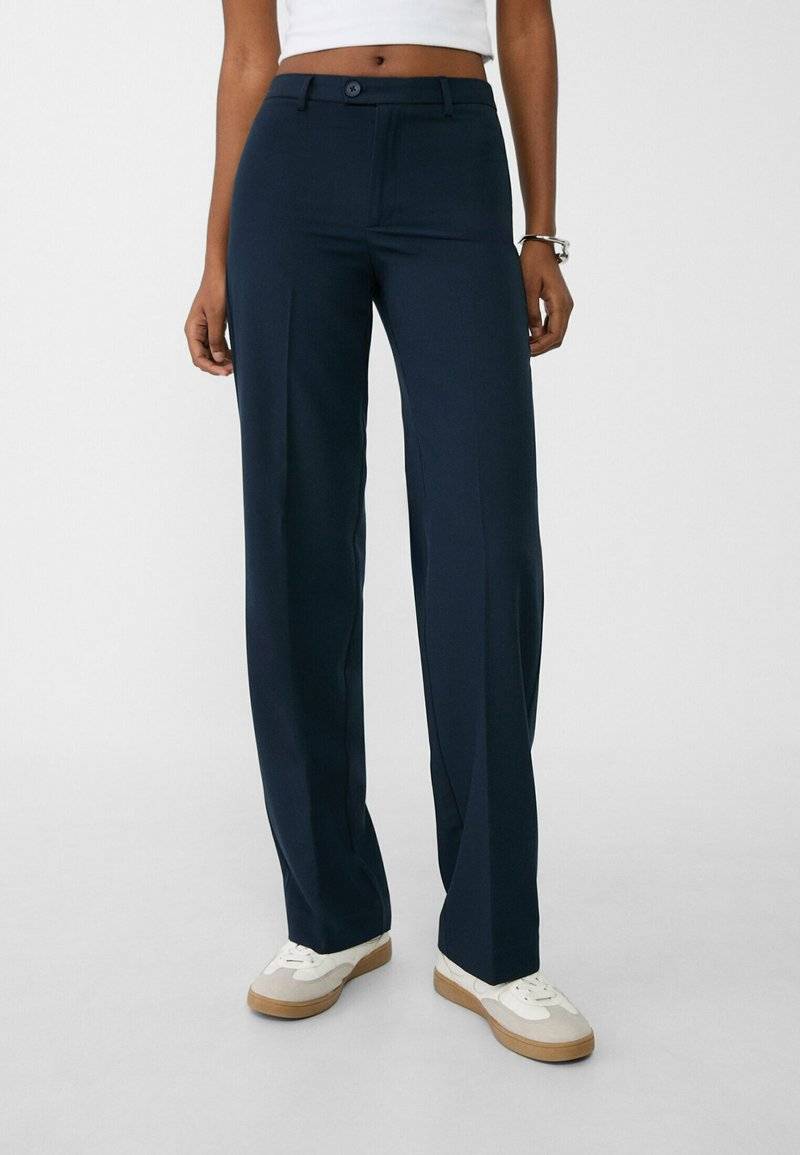Stradivarius Stradivarius Trousers - dark blue Angebote
