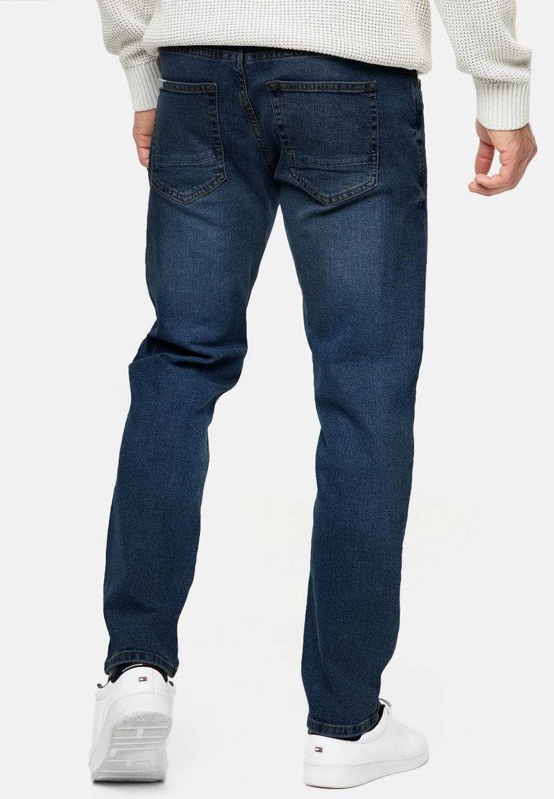 INDICODE JEANS INDICODE JEANS INSANTINO - Straight leg jeans - rinse wash Limitierter Zeitrabatt