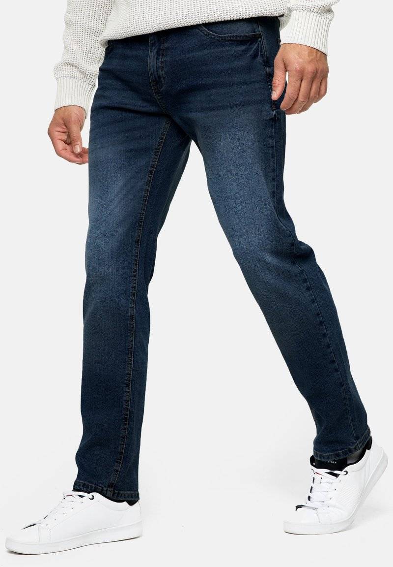 INDICODE JEANS INDICODE JEANS INSANTINO - Straight leg jeans - rinse wash Limitierter Zeitrabatt