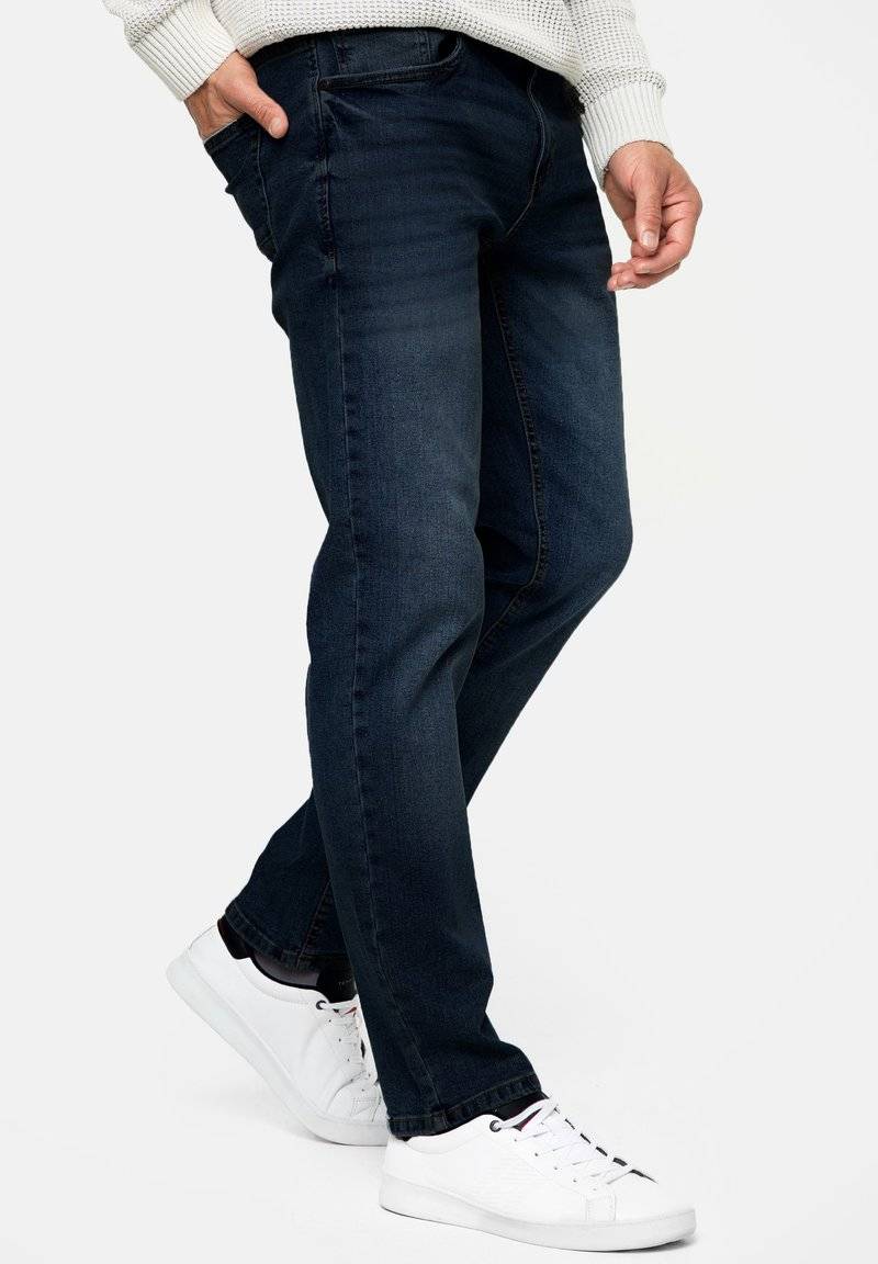 INDICODE JEANS INDICODE JEANS INSANTINO - Straight leg jeans - rinse wash Limitierter Zeitrabatt