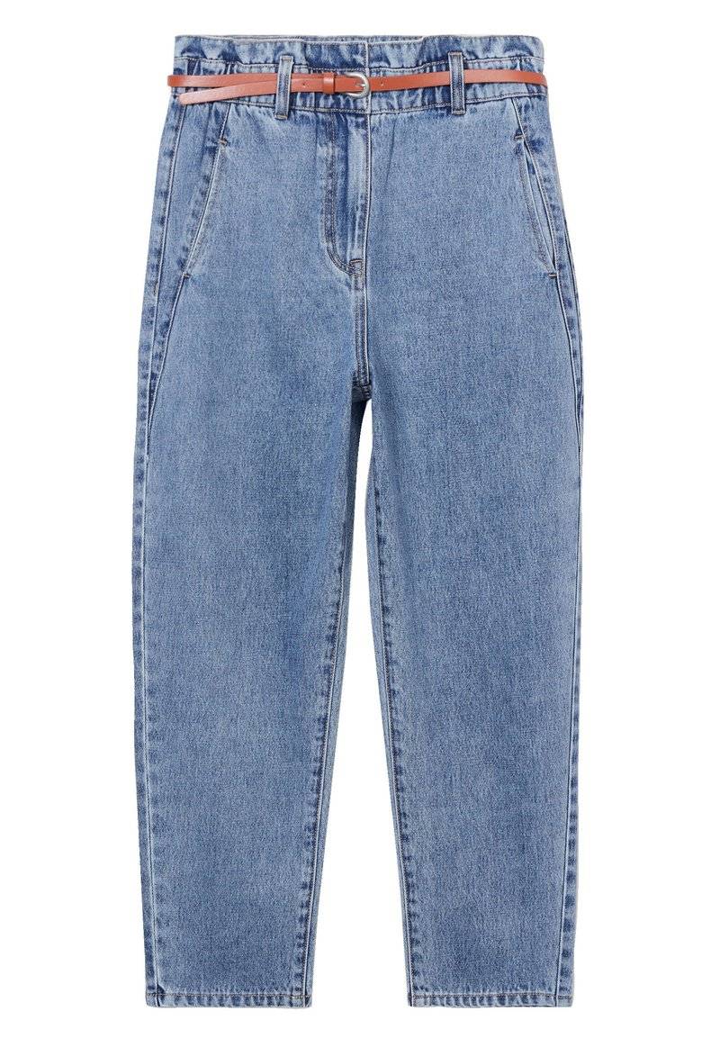 Cache Cache Cache Cache SLOUCHY-MIT GÜRTEL - Jeans Tapered Fit - denim stone Weihnachtsangebot