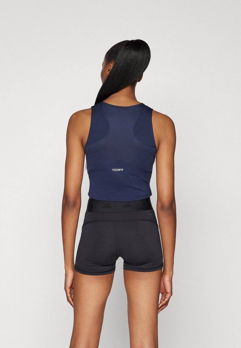 adidas Performance adidas Performance TECHFIT CROPPED - Top - legend ink Bis zu 60% Rabatt