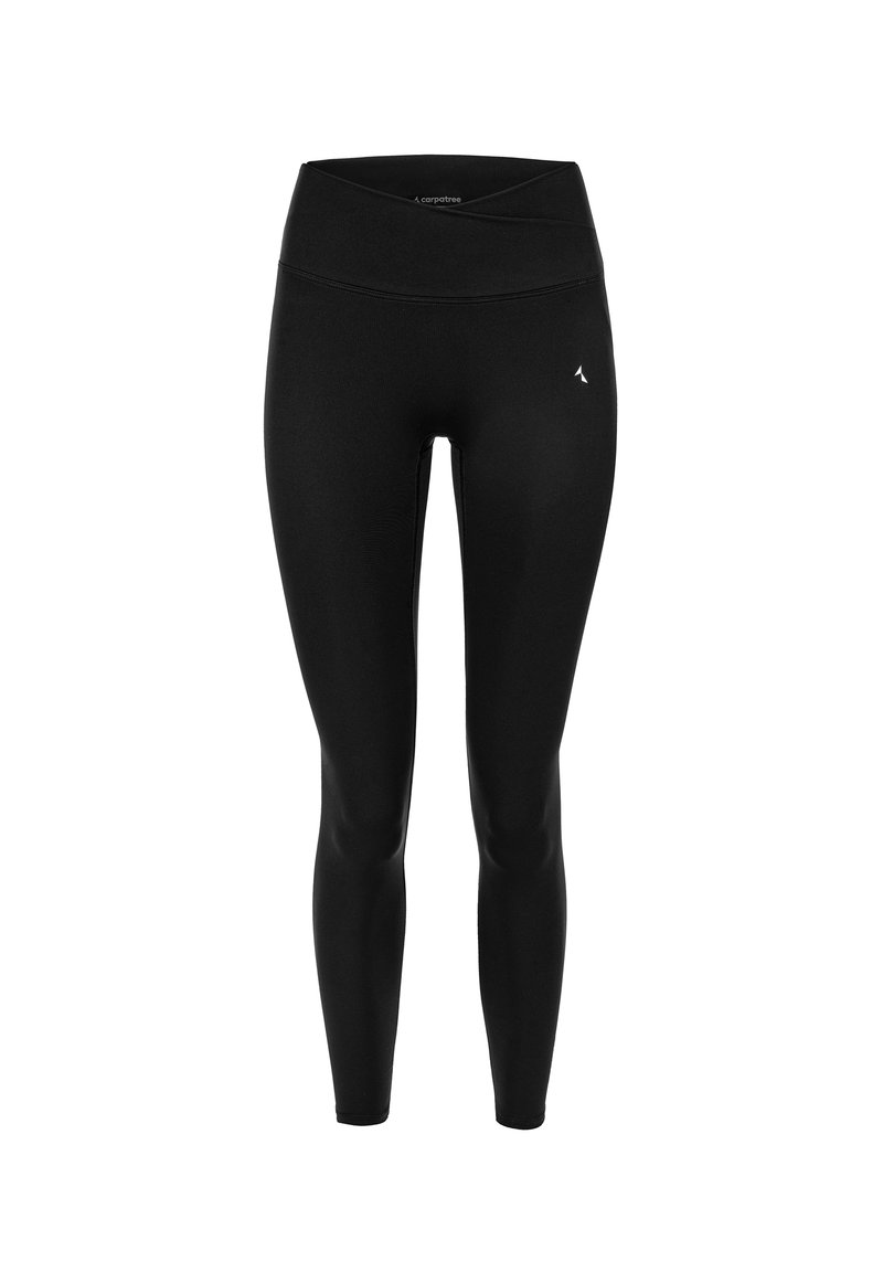 carpatree carpatree CROSSOVER HIGHWAIST - Leggings - black Clearance-Verkauf