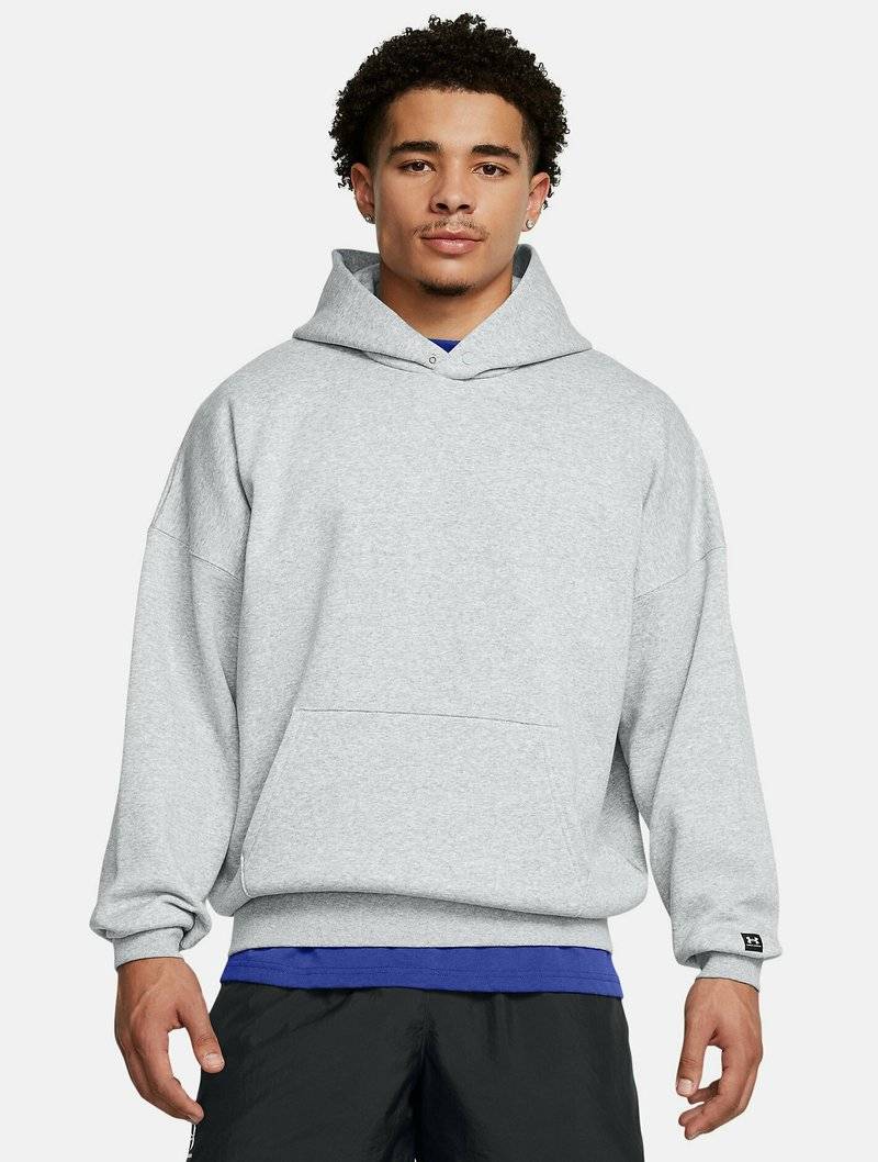 Under Armour Under Armour ICON - Hoodie - mod gray light heather Kostenloser Versand international