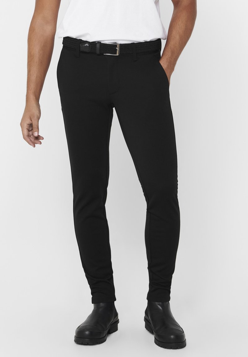 Only & Sons Only & Sons ONSMARK - Chinos - black Meist gekauft