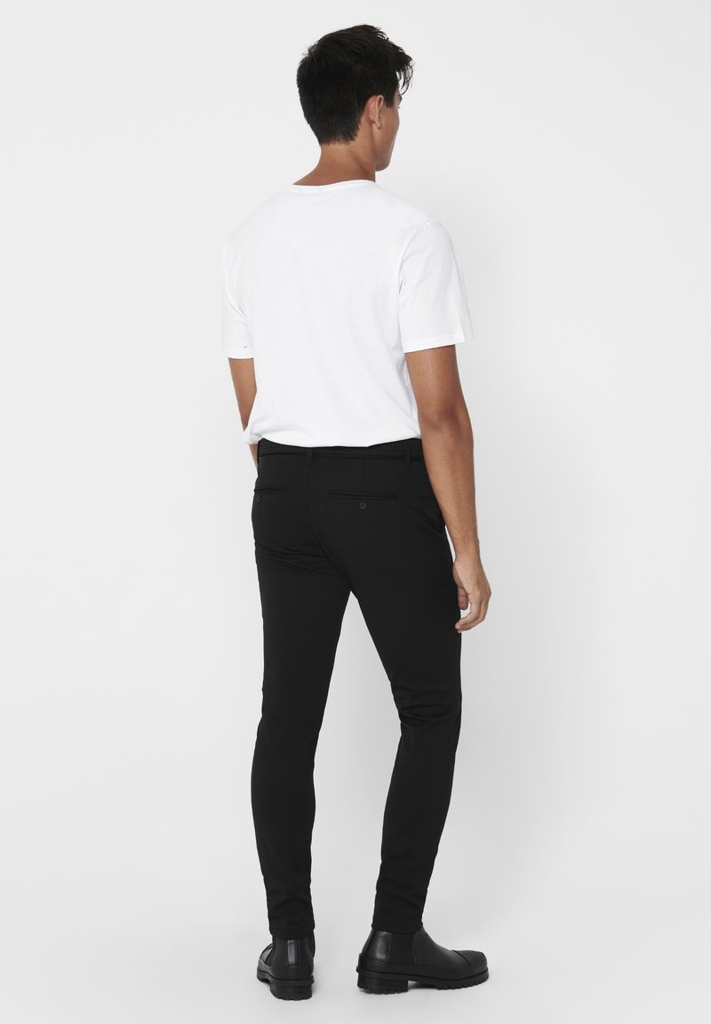 Only & Sons Only & Sons ONSMARK - Chinos - black Meist gekauft
