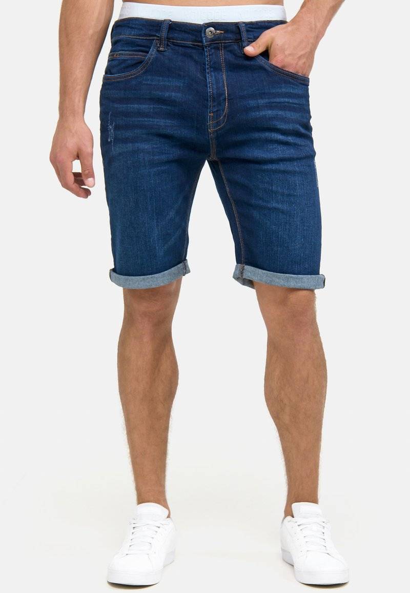 INDICODE JEANS INDICODE JEANS INCADEN - Denim shorts - blau Fabrik Onlineshop