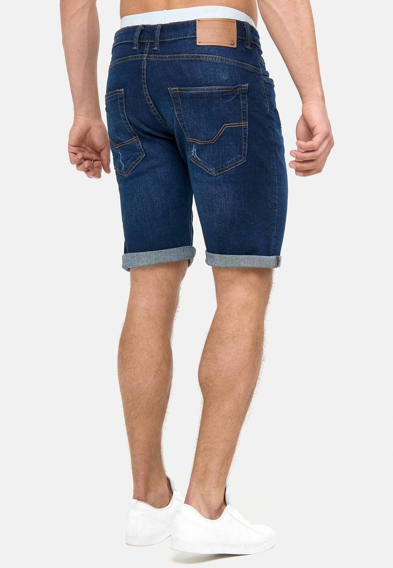INDICODE JEANS INDICODE JEANS INCADEN - Denim shorts - blau Fabrik Onlineshop