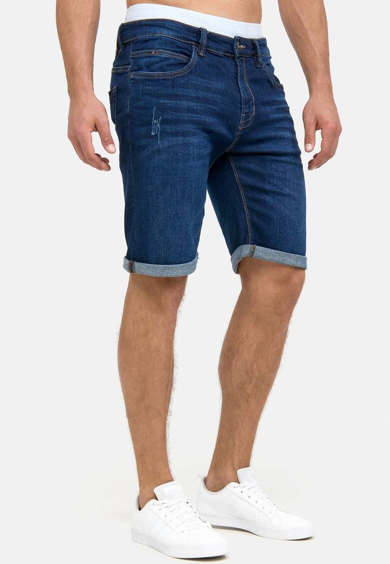 INDICODE JEANS INDICODE JEANS INCADEN - Denim shorts - blau Fabrik Onlineshop