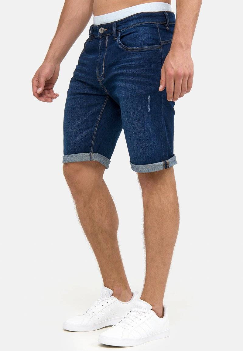 INDICODE JEANS INDICODE JEANS INCADEN - Denim shorts - blau Fabrik Onlineshop