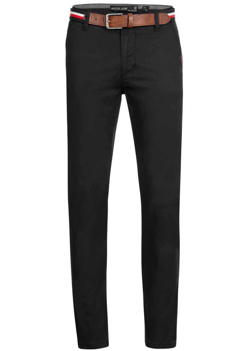 INDICODE JEANS INDICODE JEANS CHERRY - Chinos - black Rabatt