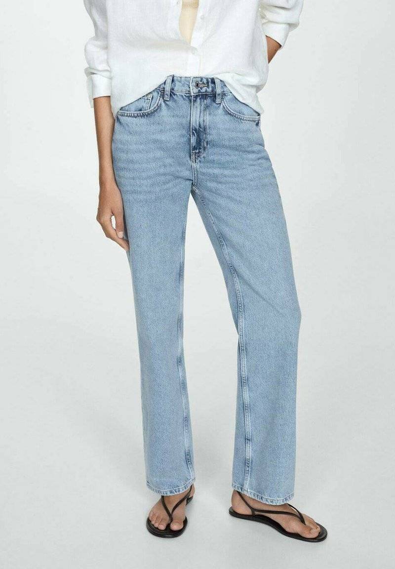 Mango Mango MATILDA - Straight leg jeans - medium blue Großer Ausverkauf