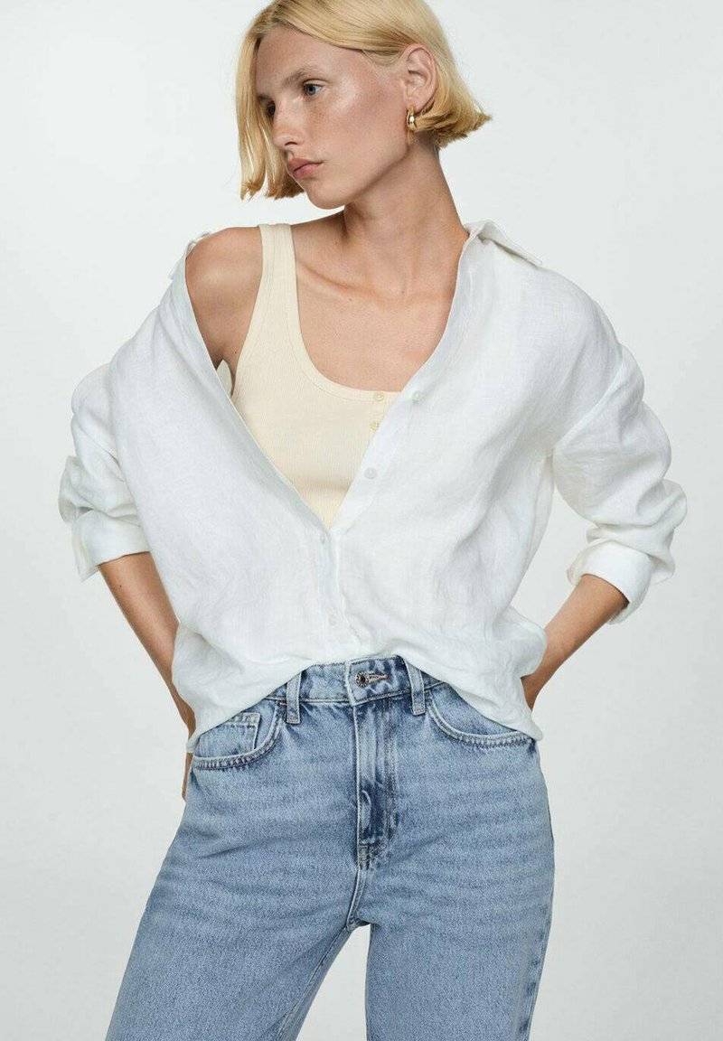 Mango Mango MATILDA - Straight leg jeans - medium blue Großer Ausverkauf