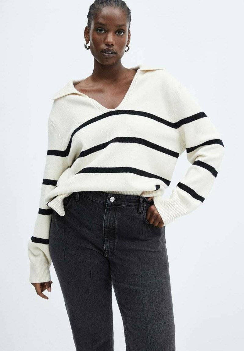 Mango Mango Straight leg jeans - black denim Osterangebot