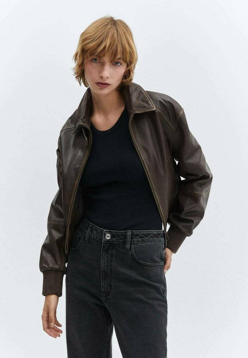 Mango Mango Straight leg jeans - black denim Osterangebot