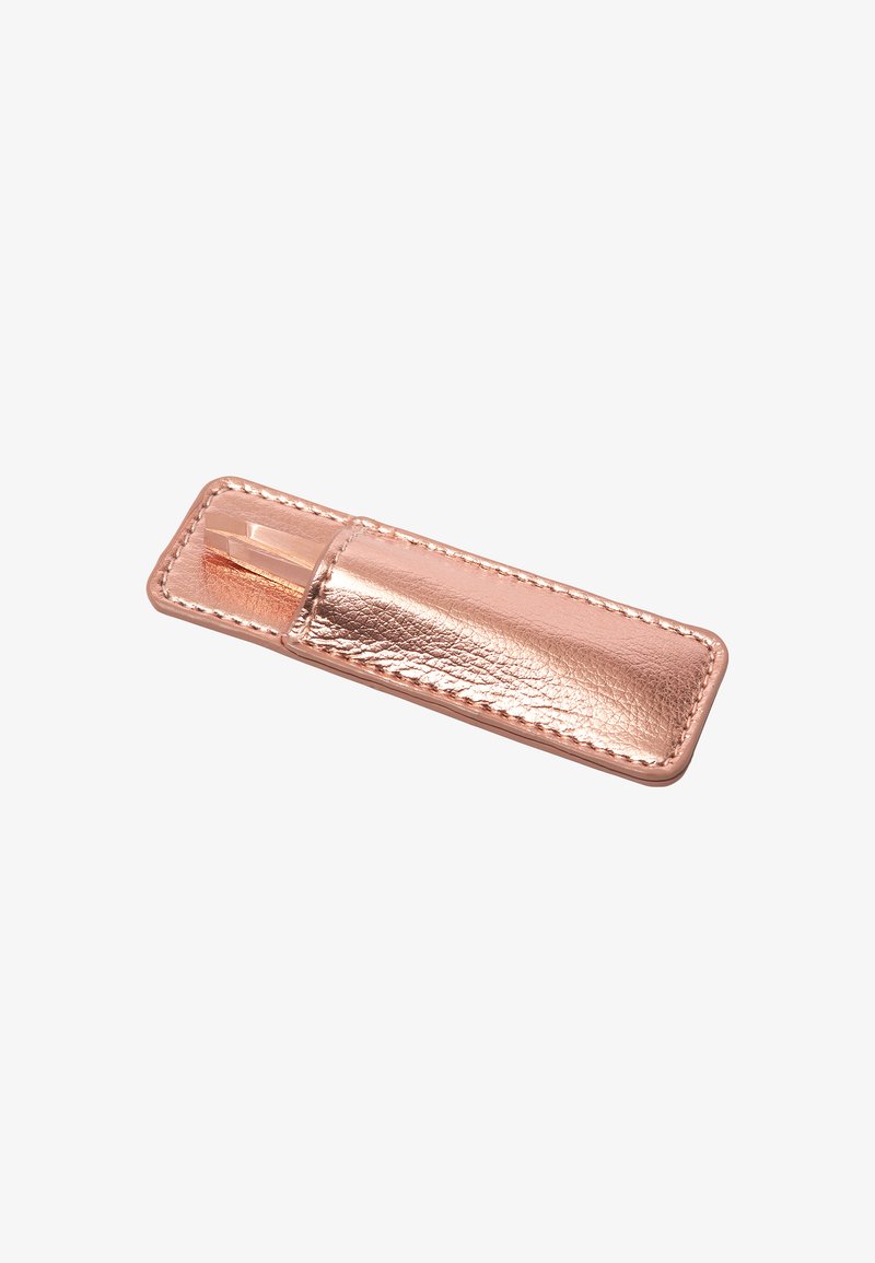 TWEEZERMAN TWEEZERMAN ROSE GOLD MINI SLANT WITH CASE - Hair removal tool Valentinstagsangebot