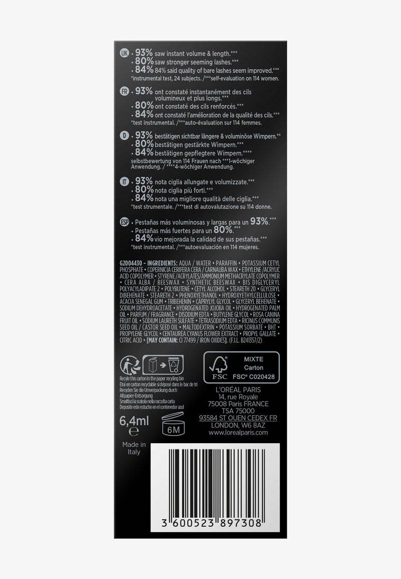 L'Oréal Paris L'Oréal Paris LASH PARADISE - Mascara - intense black JETZT KAUFEN