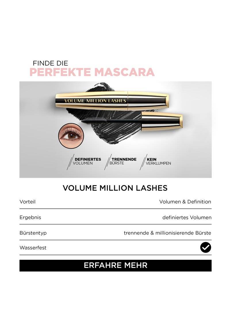 L'Oréal Paris L'Oréal Paris LASH PARADISE - Mascara - intense black JETZT KAUFEN