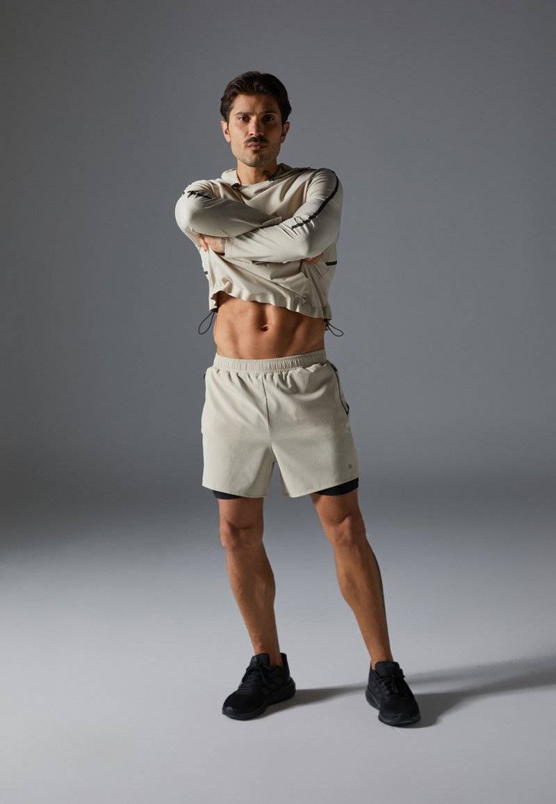 Pier One Sport Pier One Sport Sports shorts - beige Bis zu 65% Rabatt