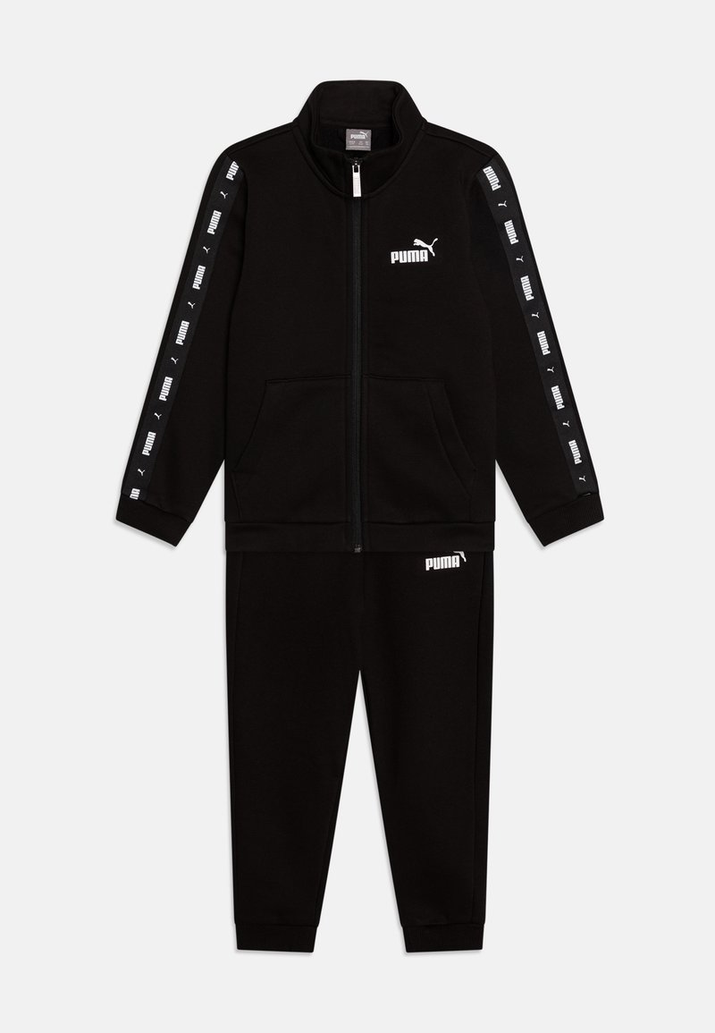Puma Puma TAPE SWEAT SUIT UNISEX SET - Tracksuit - black Rabatte dieses Monats