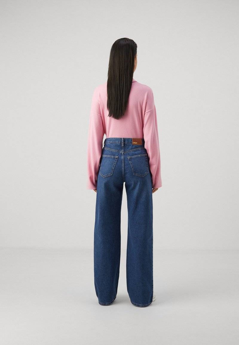 ONLY ONLY ONLHOPE LIFE WIDE - Relaxed fit jeans - medium blue denim Fabrik Onlineshop
