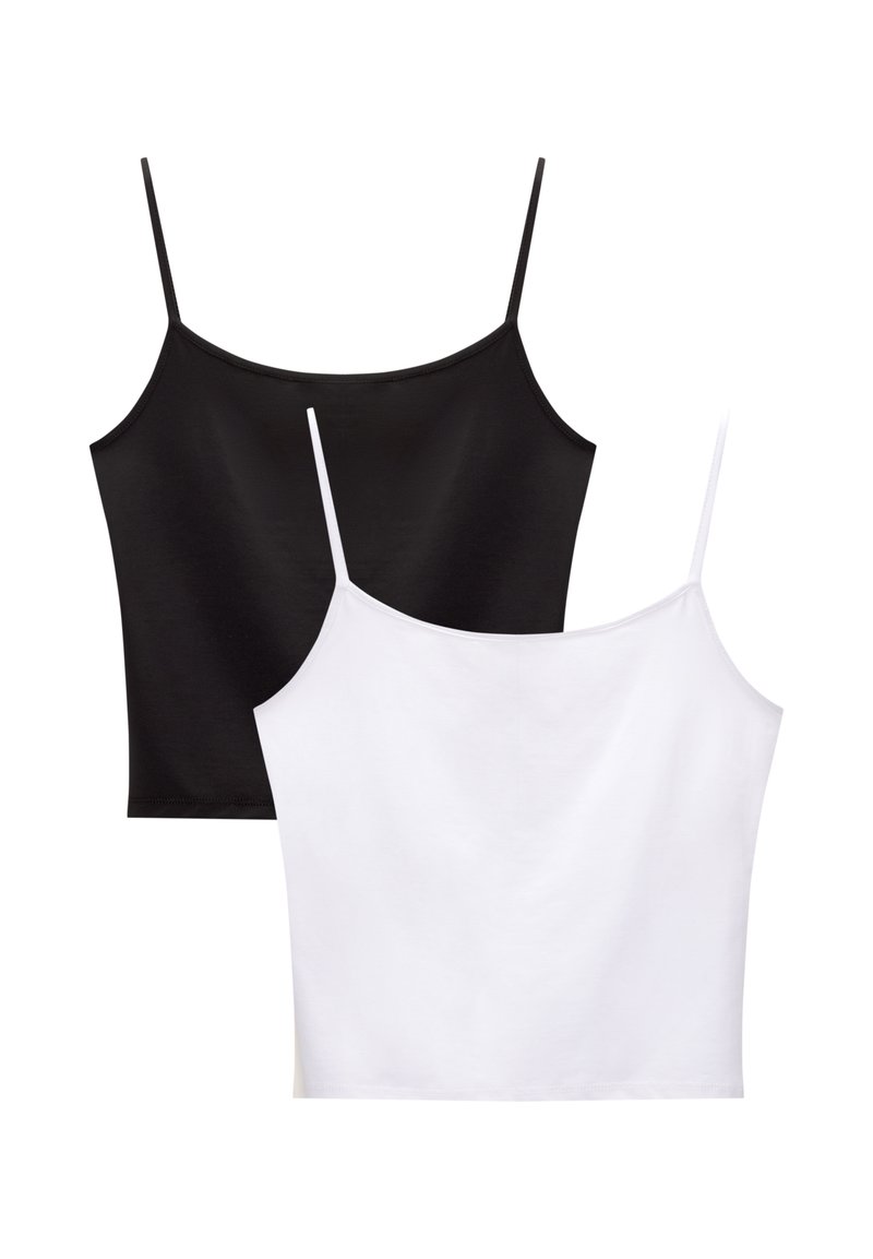 PULL&BEAR PULL&BEAR STRAPPY PACK OF 2 - Top - white Exklusivangebot