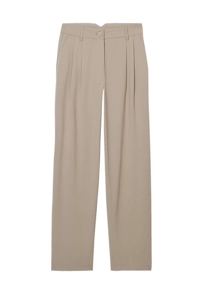 Cache Cache Cache Cache WEITE FLIESSENDE MIT ABNÄHERN - Trousers - vert kaki Black Friday
