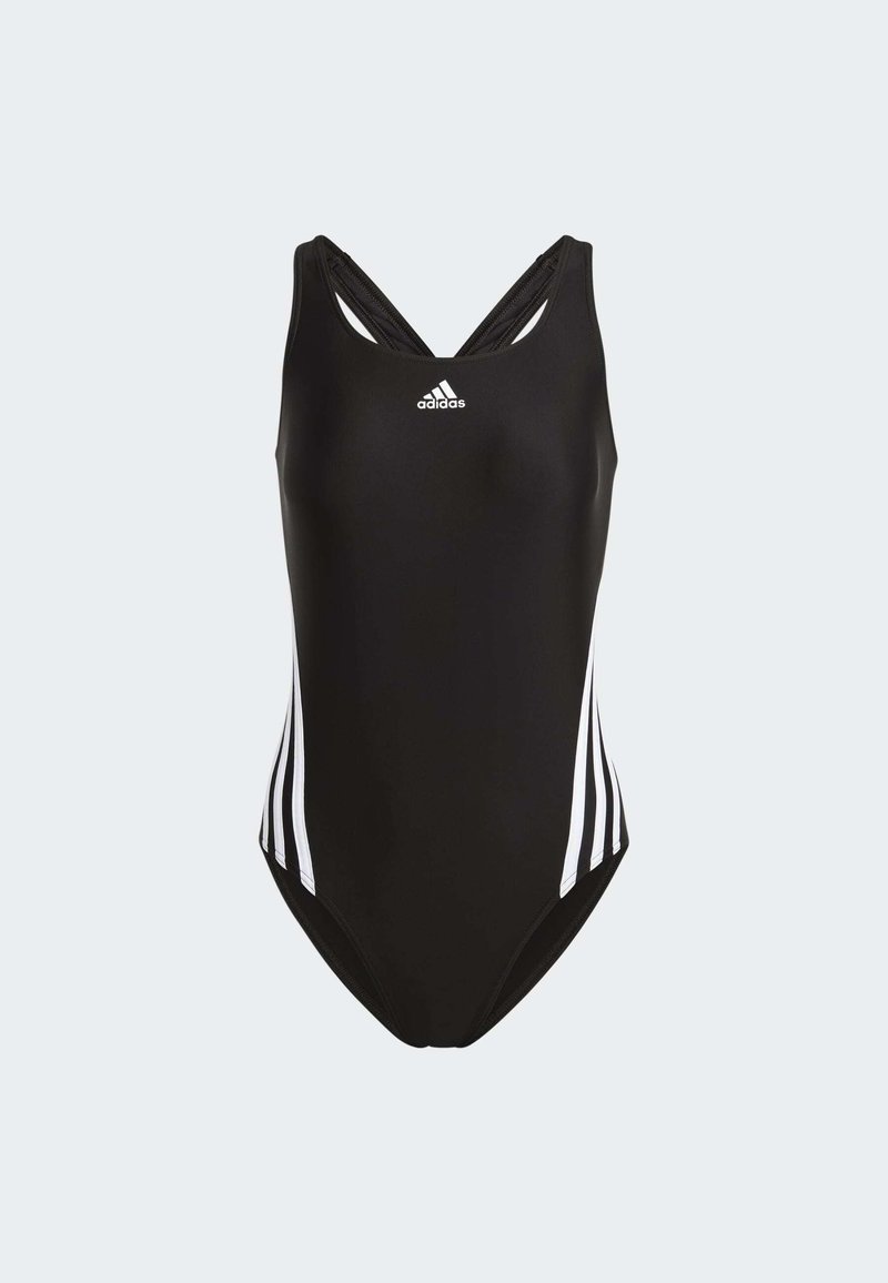 adidas Sportswear adidas Sportswear ADIDAS 3-STRIPES - Swimsuit - black white Weihnachtsangebot